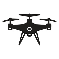old rusty bicycle drone icon silhouette vector illustration isolated on white