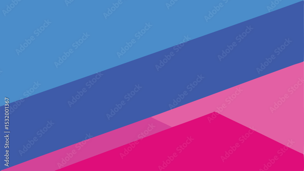 Poster colorful geometric abstraction with transparent layers suitable for various design projects