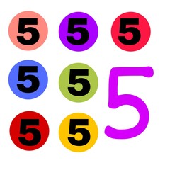 colorful numbers set