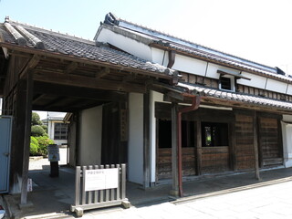 香取市佐原の伊能忠敬旧宅（正門・店舗）