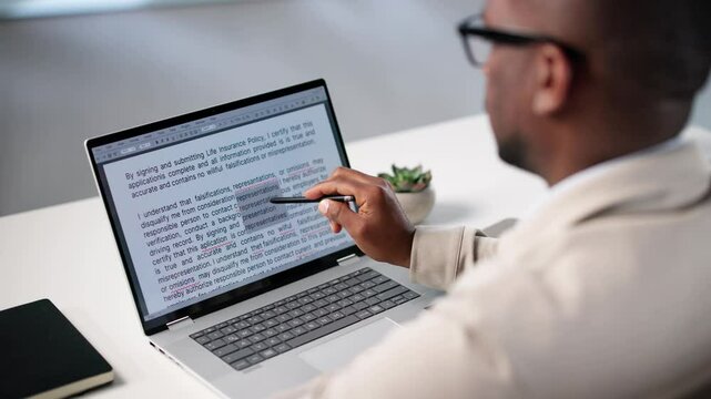 Proofreading Script Editing Document Book: Spell Text Grammar Computer