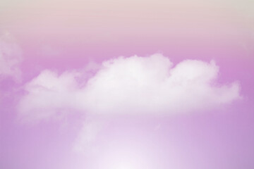Sky and clouds in pastel tones.