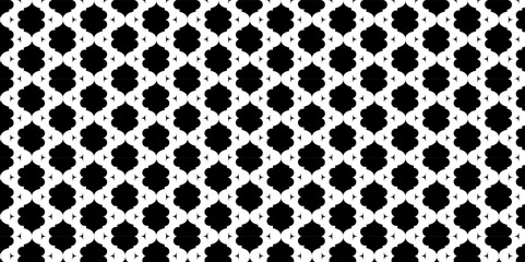 Seamless pattern with geometric shape. Black and White Geometric Pattern Background .
