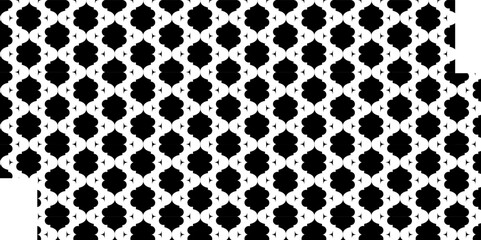 Seamless pattern with geometric shape. Black and White Geometric Pattern Background .