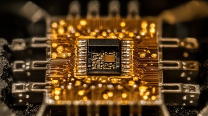 Close-up of circuit board