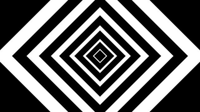 Square shape box transition animation on white background 