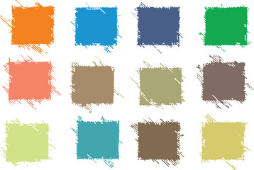 Colorful Seamless pattern with hand drawn scribble smears. Easy to reuse in poster, banner, flyer, sticker designing. EPS 10.