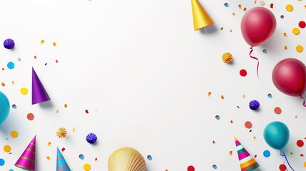 Celebration Background: A white background with subtle shadows, featuring a minimalist design. Perfect for birthdays, graduation ceremonies, or any other joyous occasions.