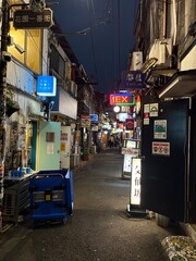 street at night japan