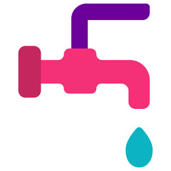 faucet flat icon