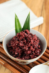 Tape Ketan Hitam or Fermented Black Glutinous Rice