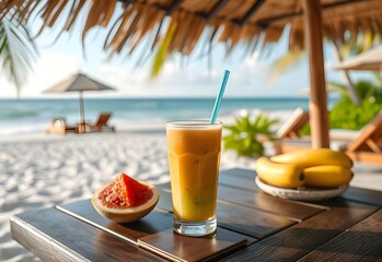 cocktail on the beach
