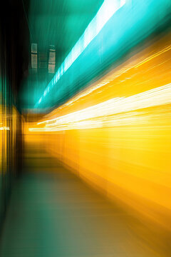 blurred gradient colors yellow to turquoise