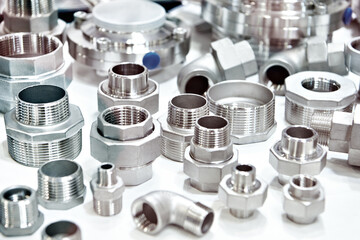 Metal couplings adapters with thread