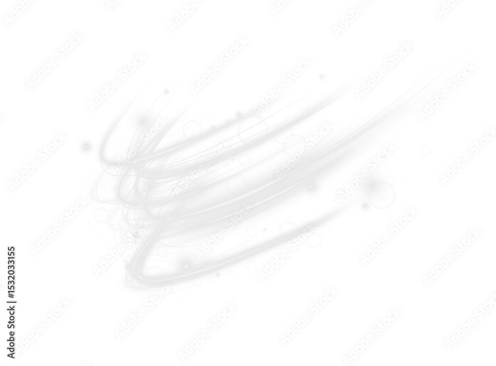Poster streak, white, curve, light, rotation effects form a glowing swirl of energy. this png overlay adds 