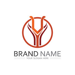 Stylish Monogram Y Logo in Vector Format with Minimalistic Design