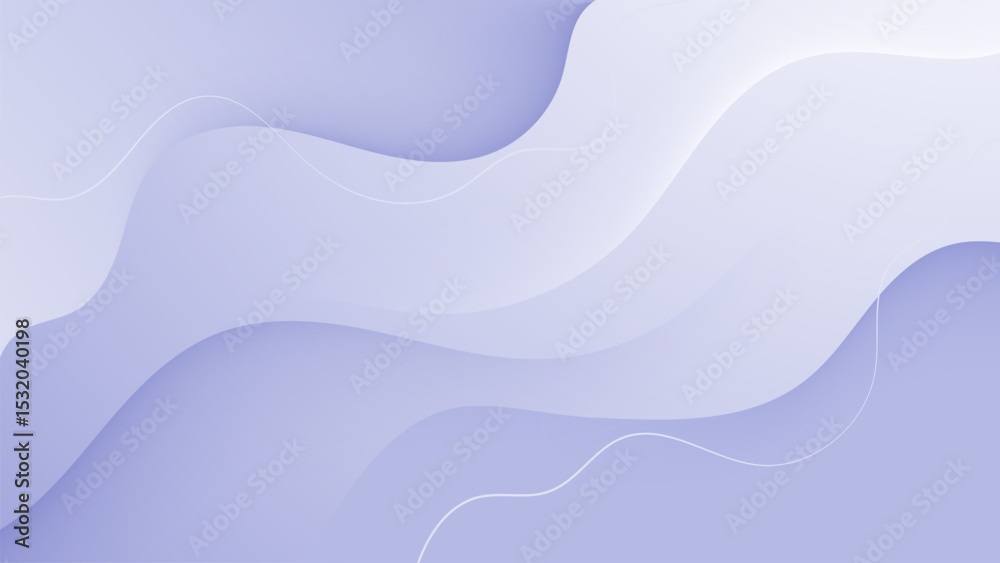 Canvas Prints elegant light purple and white abstract background with smooth curves and golden line