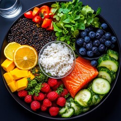 Variety in nutrition. Generative AI