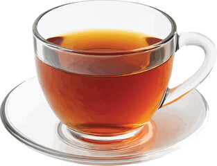 Transparency tea cup