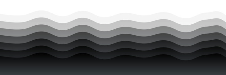 Layered Wave Pattern – Abstract Depth and Texture