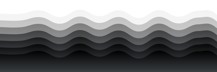 Layered Wave Pattern – Abstract Depth and Texture