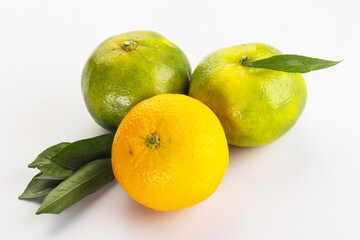 Fresh ripe sweet juicy mandarins