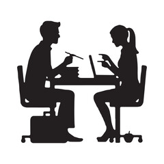 Female Teacher Silhouette Pointing at Blackboard with Book &ndash; Education and Teaching Vector Illustration