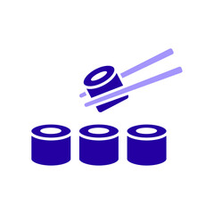 Icon a sushi, isolated against a clean background.