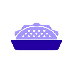 Icon a taco, isolated against a clean background.