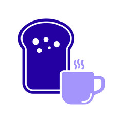 Icon a breakfast, isolated against a clean background.