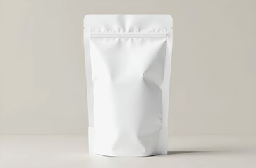 Blank craft plastic pouch, black packages big and small on white background, mylar bags isolated for coffee or food, cosmetic products, snack, candy. Different sizes, mock up. white background.