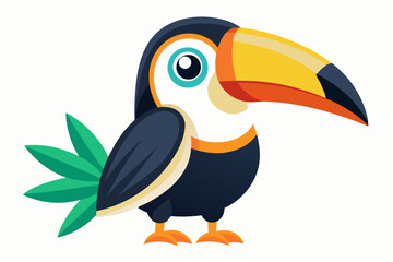 Cute cartoon lynx character with big green eyes and fluffy tail, illustrated in a vibrant and friendly style. Perfect for children's books, educational materials.