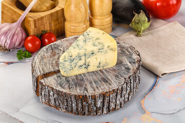 Dor blue cheese with mold