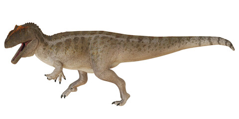 Realistic depiction of an Allosaurus dinosaur