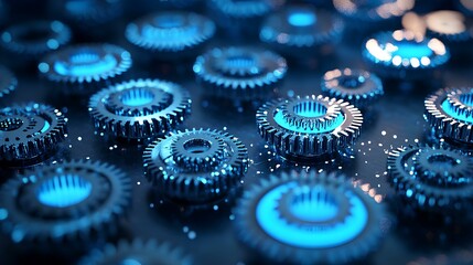 Robotics manufacturing automation gear production industrial facility visual content high-tech environment close-up view innovation insights