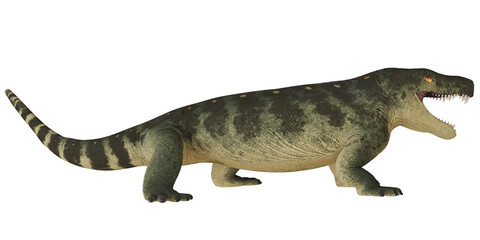 Realistic depiction of a prehistoric predator.