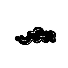 black cloud silhouette