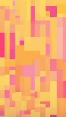 Fototapeta premium Colorful pixelated backdrop with warm hues creating visual interest and energy