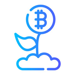 bitcoin farming icon