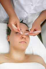 Gua Sha Facial Massage with Rose Quartz Tools – Relaxing Beauty Treatment for Skin Lifting and Toning at Spa