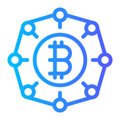 crypto network nodes icon