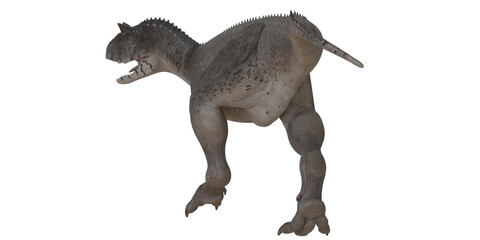 Fototapeta premium Majestic dinosaur roaring with strength