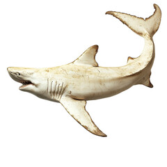 Fototapeta premium Hammerhead Shark isolated on transparent background.