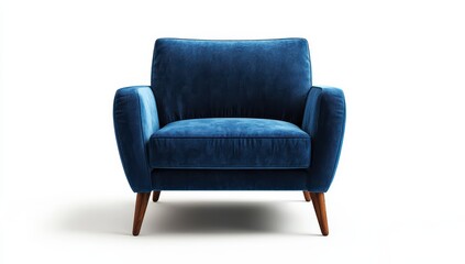 armchair isolated on white background