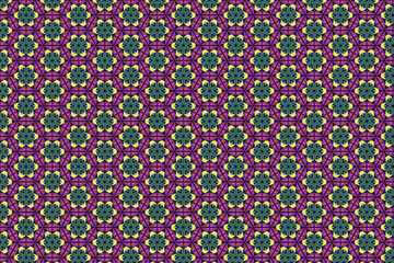 Oriental pattern for textiles, wallpaper, for use in graphics .