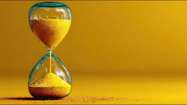 Decentralized fib entry wait timer icon concept featuring notification mechanism for efficient information flow &ndash; Loopable Motion Graphic