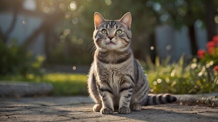Cute Cat, Pet Photography, Outdoor Feline