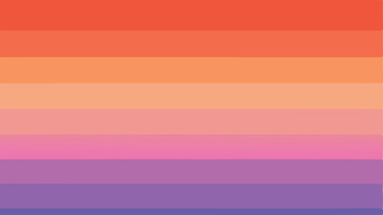 Fototapeta premium Gradient color palette design featuring vibrant horizontal bands of sunset-inspired hues