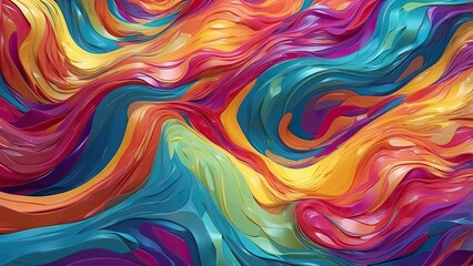 Obraz premium Colorful Stripes in Motion