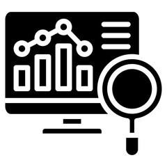 Market Analysis  Icon Element For Design